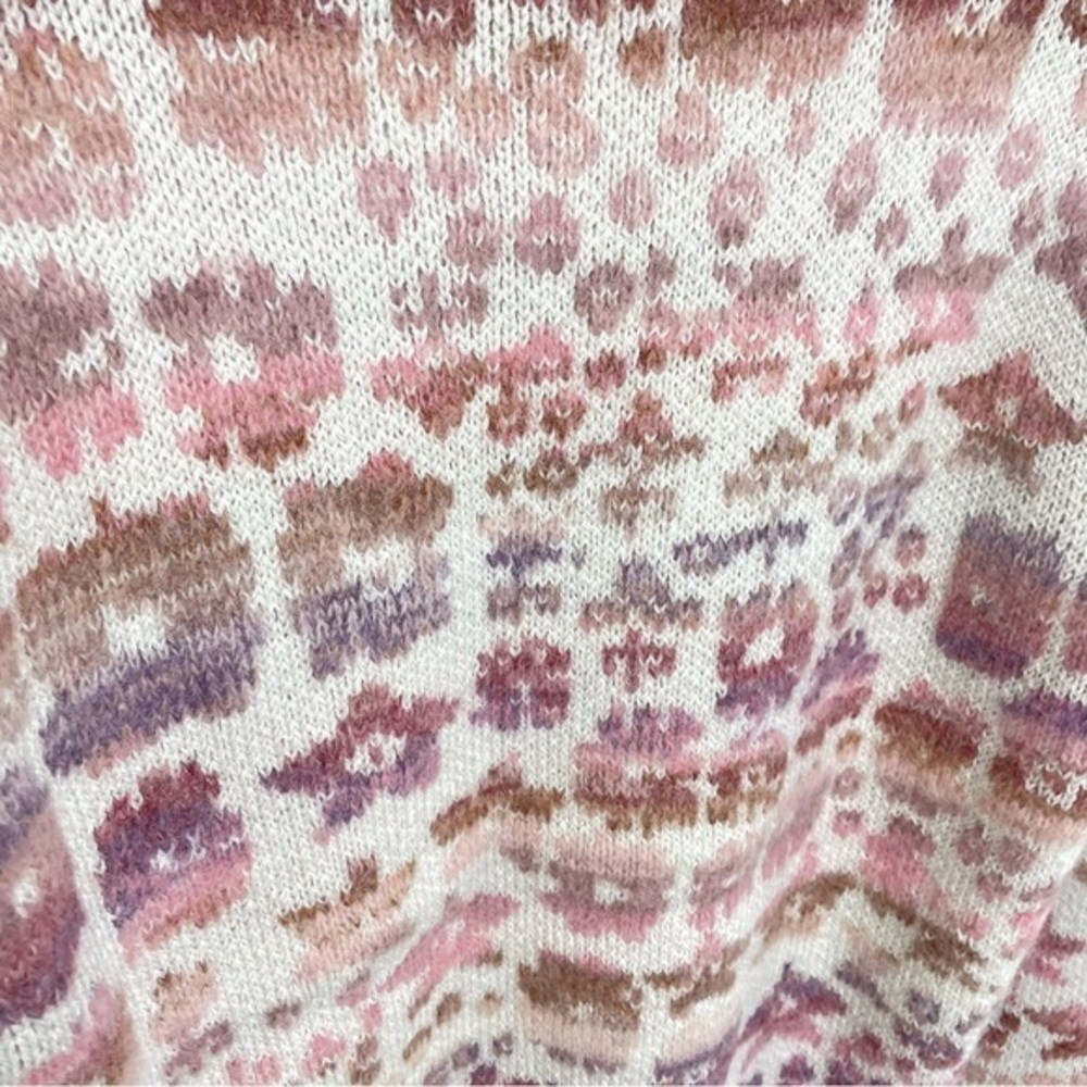 LOVESHACKFANCY Kirsten Floral Jacquard Sweater <VALENTINE> - Picture 6 of 10